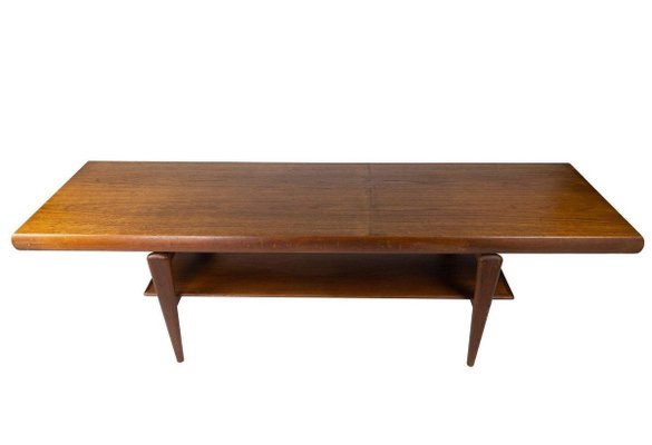 Danish Coffee Table in Teak, 1960s-UY-884655