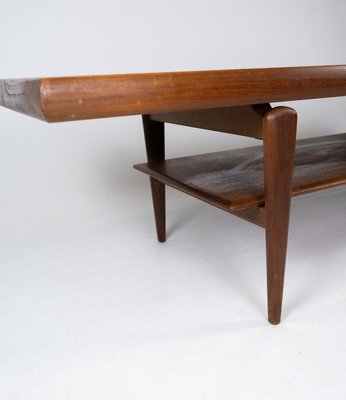 Danish Coffee Table in Teak, 1960s-UY-884655