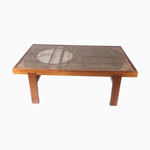 Danish Coffee Table in Teak, 1960s-UY-1005708