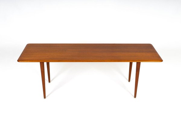 Danish Coffee Table in Teak by Peter Hvidt-EMG-1316469