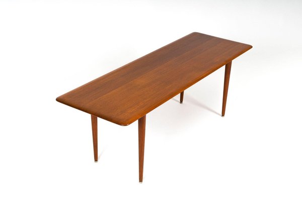 Danish Coffee Table in Teak by Peter Hvidt-EMG-1316469