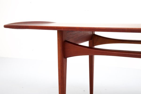 Danish Coffee Table in Teak by Tove and Edvard Kindt-Larsen for France & Daverkosen-ITV-1299218