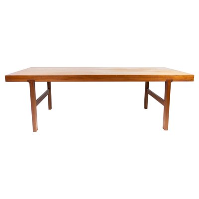 Danish Coffee Table in Teak with Extension Plate, 1960s-UY-952730