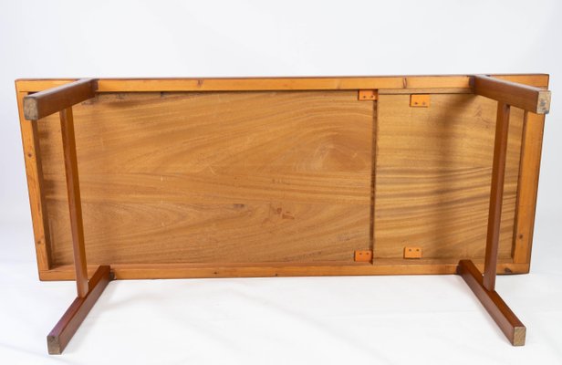 Danish Coffee Table in Teak with Extension Plate, 1960s-UY-952730