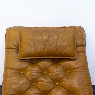 Danish Colored Leather Armchair, 1970s-CQZ-1273541