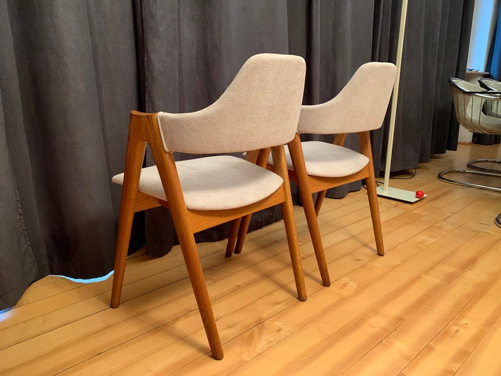 Danish Compass Chairs by Kai Kristiansen for Sva Møbler, 1960s, Set of 2