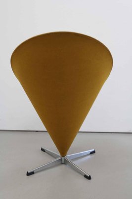 Danish Cone Chair in Original Fabric from Verner Panton, 1960s-SFD-1158257