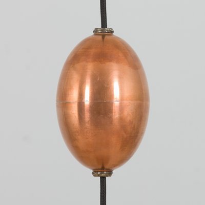 Danish Cone Shaped Pendant Lamp in Copper, 1950s-UE-1345177