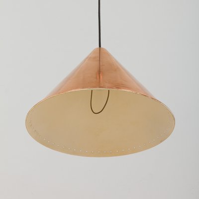 Danish Cone Shaped Pendant Lamp in Copper, 1950s-UE-1345177