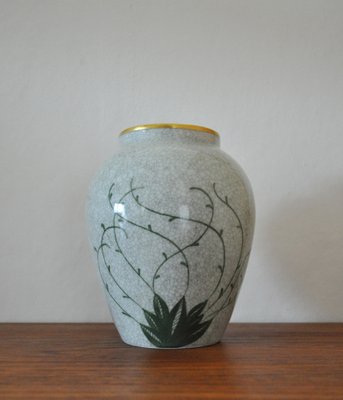 Danish Crackle Glaze Porcelain Vase-HPQ-1191464