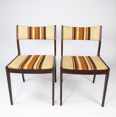 Danish Dark Wood Chairs, 1960s, Set of 2-UY-884677