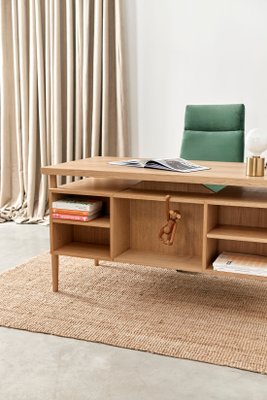 Danish Design Oak Desk-VND-1081771