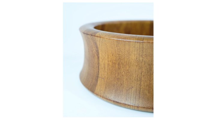 Danish Design Teak Wood Bowl from Digsmed, 1960s-UY-1271321