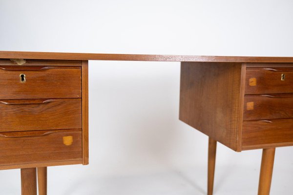 Danish Desk in Teak, 1960s-UY-934852