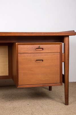 Danish Desk in Teak Model 206 by Arne Vodder for Sibast, 1960s-EMB-2026767