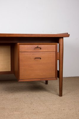 Danish Desk in Teak Model 206 by Arne Vodder for Sibast, 1960s-EMB-2026767