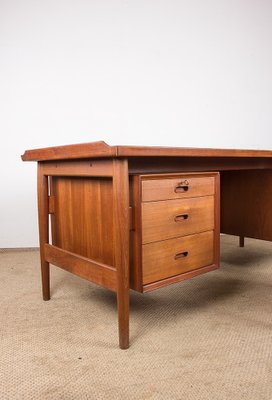 Danish Desk in Teak Model 206 by Arne Vodder for Sibast, 1960s-EMB-2026767