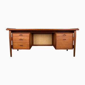 Danish Desk in Teak Model 206 by Arne Vodder for Sibast, 1960s-EMB-2026767