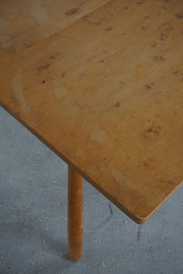 Danish Desk or Extendable Dining Table in Birch by Philip Arctander, 1940s-MXF-925692