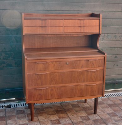 Danish Desktop in Teak with Mirror, 1960s-ROJ-1718571