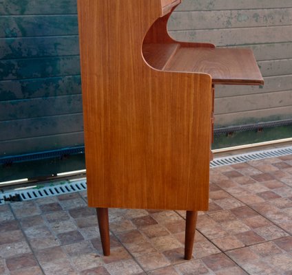 Danish Desktop in Teak with Mirror, 1960s-ROJ-1718571