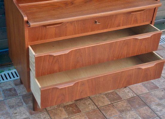 Danish Desktop in Teak with Mirror, 1960s-ROJ-1718571