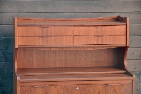 Danish Desktop in Teak with Mirror, 1960s-ROJ-1718571