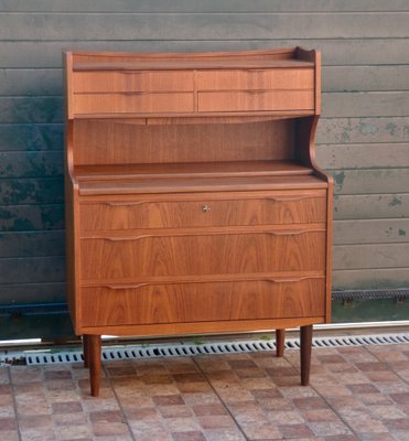 Danish Desktop in Teak with Mirror, 1960s-ROJ-1718571