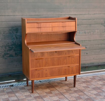 Danish Desktop in Teak with Mirror, 1960s-ROJ-1718571