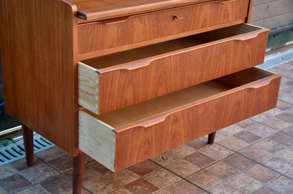 Danish Desktop in Teak with Mirror, 1960s-ROJ-1718571