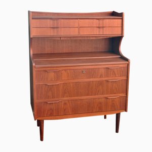 Danish Desktop in Teak with Mirror, 1960s-ROJ-1718571