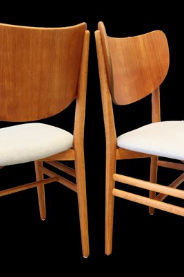 Danish Dining Chair in Teak and Oak by Nils & Eva Koppel for Slagelse Møbelværk, 1950s-BPJ-1424956