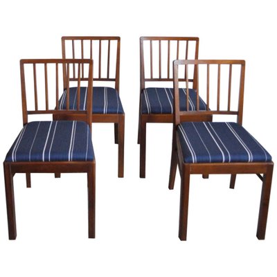 Danish Dining Chairs, 1940s, Set of 4-HPQ-1188065