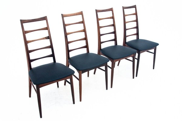 Danish Dining Chairs, 1960s, Set of 4-BXB-912493