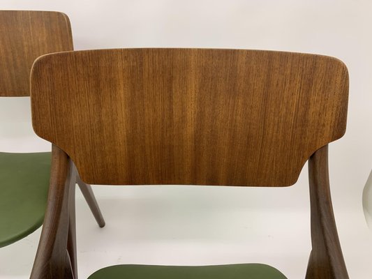 Danish Dining Chairs by Arne Hovmand Olsen, 1950s, Set of 3-BGP-1233943