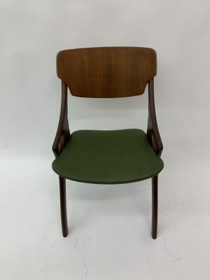 Danish Dining Chairs by Arne Hovmand Olsen, 1950s, Set of 3-BGP-1233943