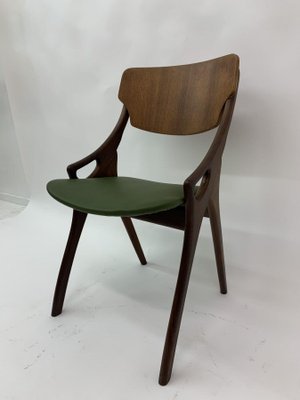 Danish Dining Chairs by Arne Hovmand Olsen, 1950s, Set of 3-BGP-1233943