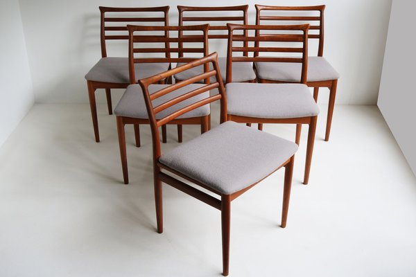 Danish Dining Chairs by Erling Torvits for Sorø Stolefabrik, 1950s, Set of 6-WIP-1729970