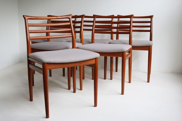 Danish Dining Chairs by Erling Torvits for Sorø Stolefabrik, 1950s, Set of 6-WIP-1729970