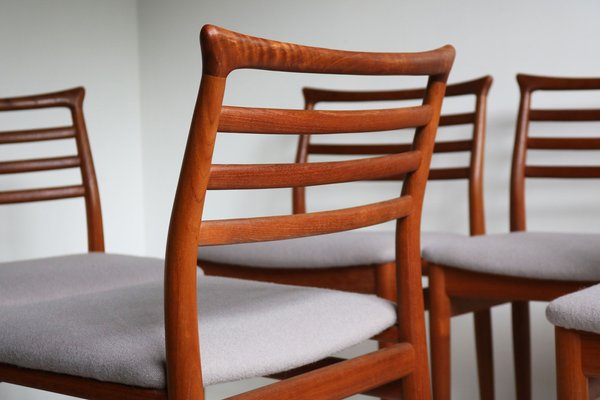 Danish Dining Chairs by Erling Torvits for Sorø Stolefabrik, 1950s, Set of 6-WIP-1729970