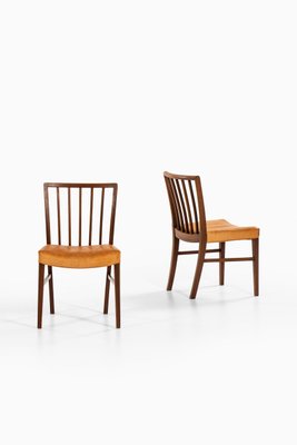 Danish Dining Chairs by Frits Henningsen, 1940s, Set of 8-SC-777262