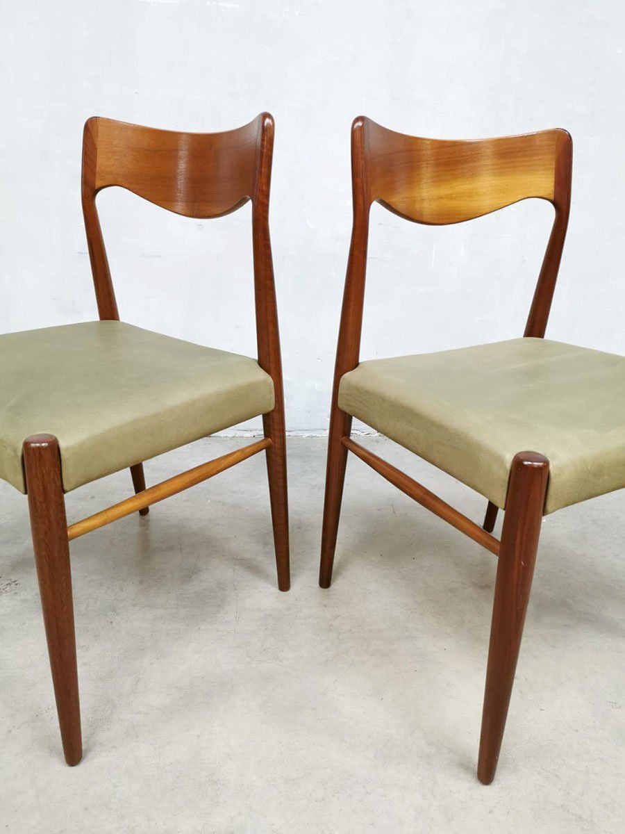 Danish Dining Chairs by Niels O. Moller for J.L. Moller Møbelfabrik, 1950s, Set of 4