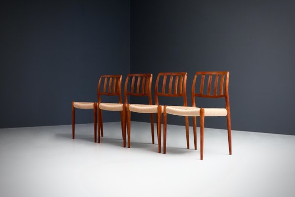 Danish Dining Chairs by Niels Otto Møller, 1960s, Set of 4-ITV-1299205