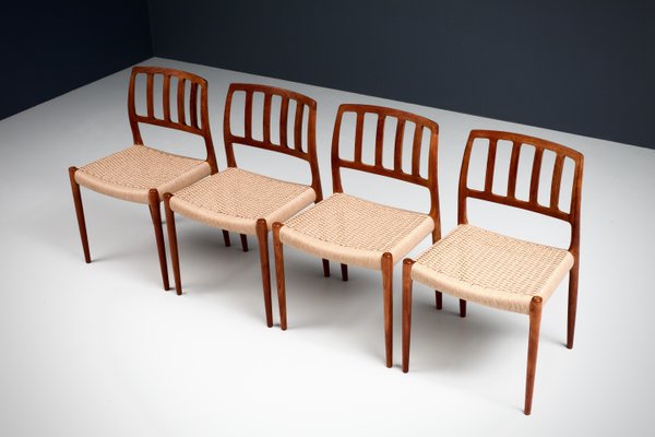 Danish Dining Chairs by Niels Otto Møller, 1960s, Set of 4-ITV-1299205