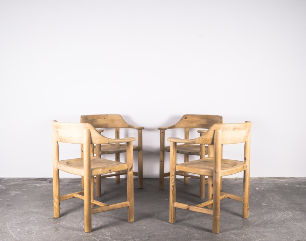 Danish Dining Chairs by Rainer Daumiller and Poultries Pedersen for Grammrode, 1990s, Set of 4