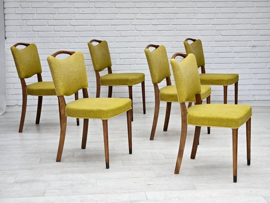 Danish Dining Chairs by Slagelse Møbelværk, 1970s, Set of 6-TMW-2016408