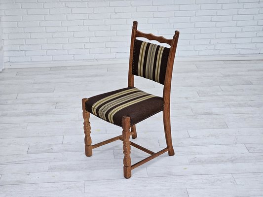 Danish Dining Chairs in Oak Wood, 1970s, Set of 6-TMW-1763267