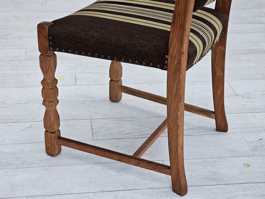 Danish Dining Chairs in Oak Wood, 1970s, Set of 6-TMW-1763267