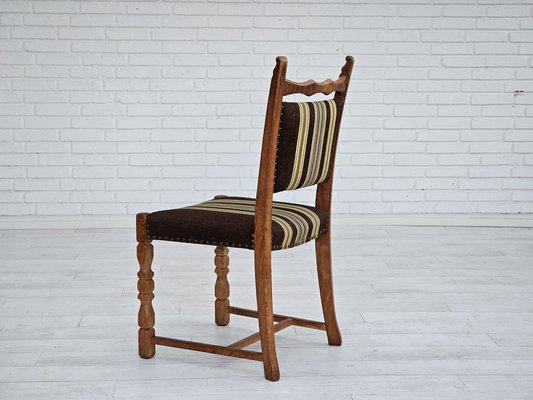 Danish Dining Chairs in Oak Wood, 1970s, Set of 6-TMW-1763267