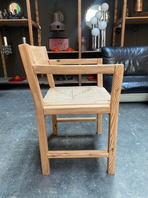 Danish Dining Chairs in Pine by Tage Poulsen, 1974, Set of 6-QVY-1756495